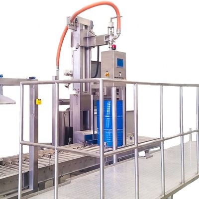 Semi-Automatic 200L Drum Filling Machine 35-40bph for Chemicals